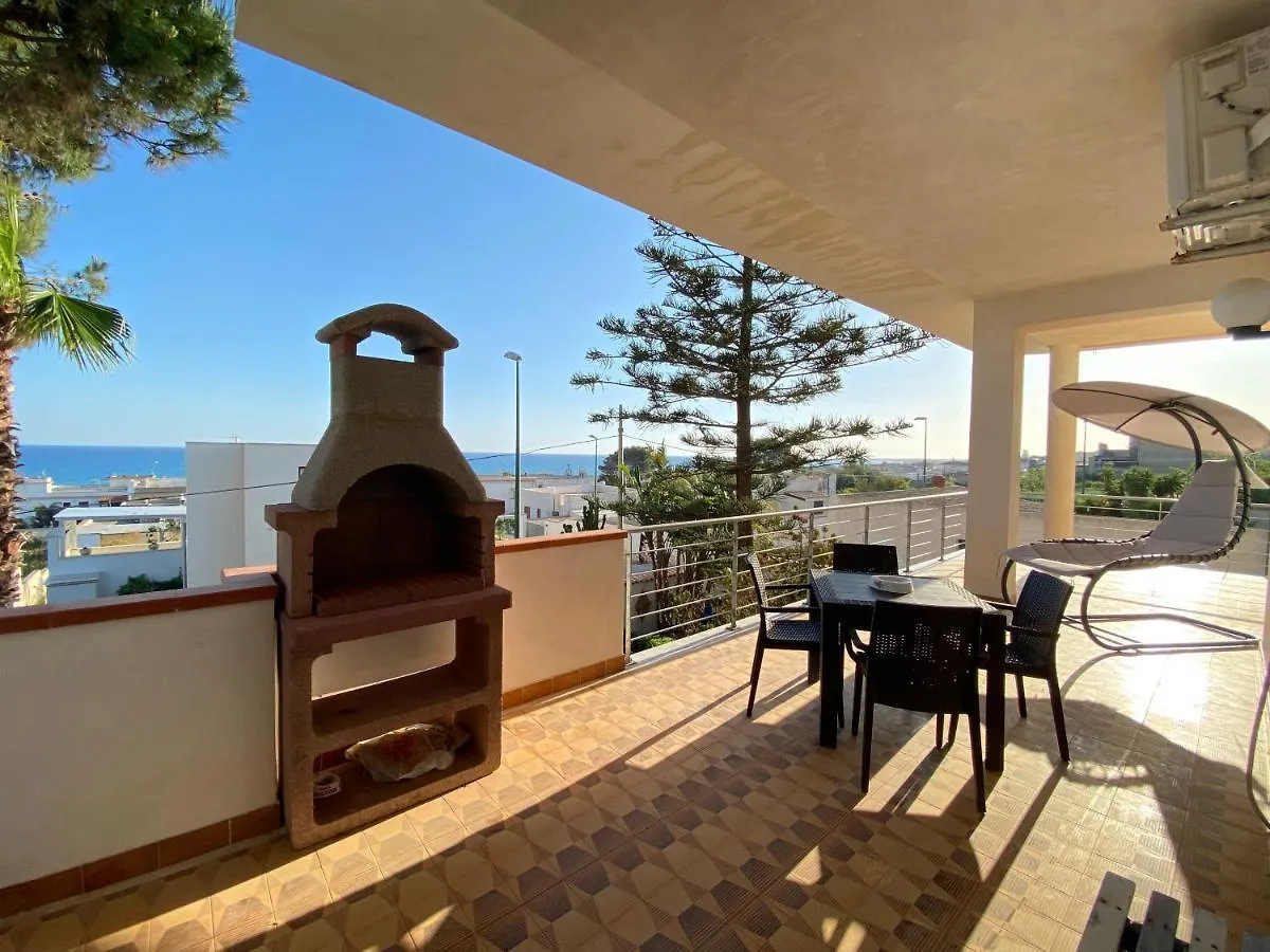 شقة Sea View - Beautiful Private Terrace With Bbq Triscina 0*,